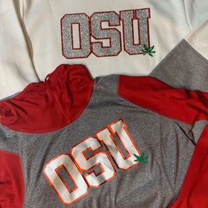 2 Ohio State Buckeyes Tops by Holloway .. Size Medium